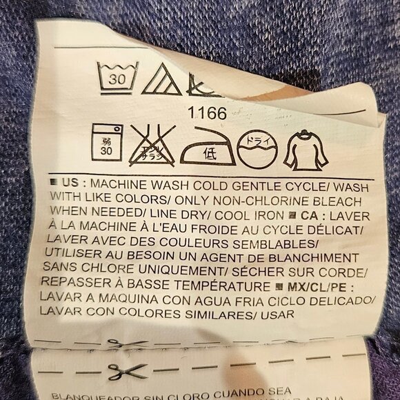 Old Navy Bluesday Knit/Gauzy Short Sleeve Woman's Top - XXL - Picture 5 of 6